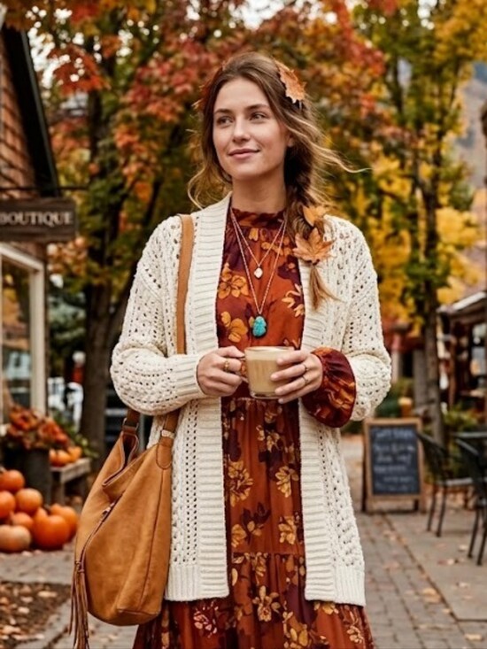 Dex Sweaters - Chenille Crochet Cardigan Soft Layering Boho Cottagecore Light Academia